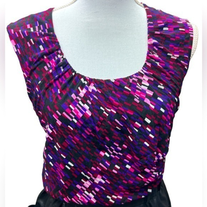 Unlisted A Kenneth Cole Production Sleeveless Lined‎ Nylon Pull-Over Top Sz M